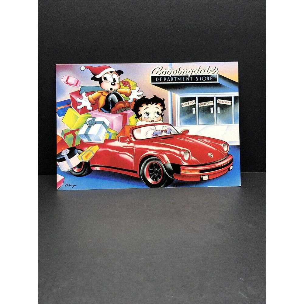 Betty Boop Post Card Paper‎ Moon Graphics 1985 Vintage C370-95